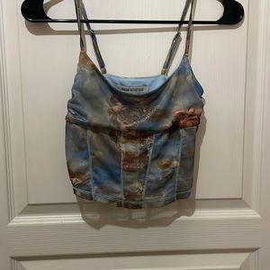 Urban Outfitters Angel Corset Top Size Small